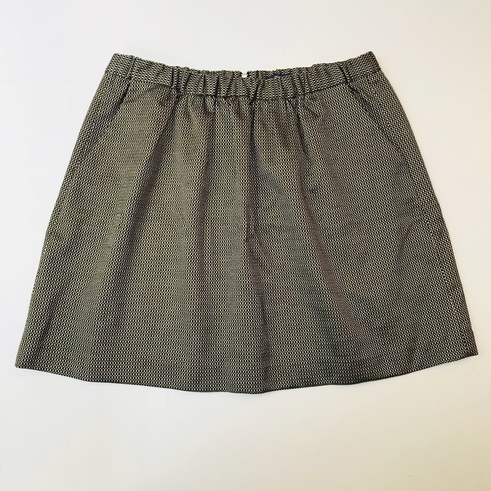NWOT Madewell Gold Metallic Jacquard Party Skirt